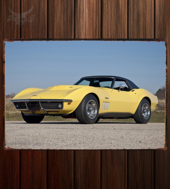 Металлическая табличка Corvette Stingray L88 427 Convertible 